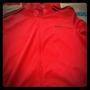 RED ADIDAS JACKET